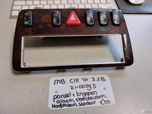 MB CLK 3.2B paneel met knoppen. alarmlicht schakelaar,stoelv, Auto-onderdelen, Dashboard en Schakelaars, Gebruikt, Ophalen of Verzenden