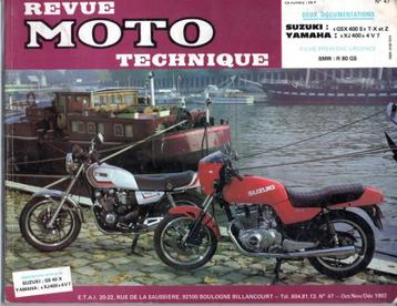 Technische beoordeling van de motorfiets 47 - Suzuki, Yamaha