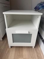 Twee IKEA BRIMNES nachtkastjes wit, Enlèvement, Comme neuf