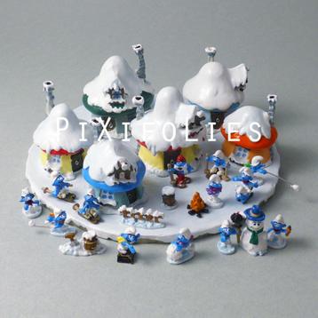 Pixi Mini & Village — Le Village des Schtroumpfs sous la Nei, Enlèvement, Comme neuf