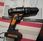 Foreuse visseuse sans fil Workx + 2 batterie + valise + acce, Bricolage & Construction, Enlèvement, Comme neuf