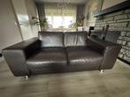 Lederen zetel, Huis en Inrichting, Zetels | Zetels, Ophalen, Gebruikt, Tweepersoons, Leer