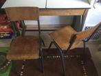 table d'école ancienne avec 2 chaises, Enfants & Bébés, Enlèvement, Utilisé, Table(s)