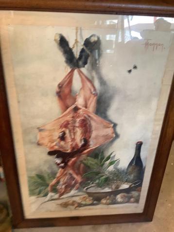 Kunstwerk  oude slagerij ( gesigneerd), Enlèvement