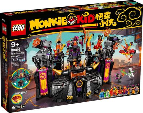 LEGO Monkie Kid - 80016 - The Flaming Foundry, Kinderen en Baby's, Speelgoed | Duplo en Lego, Nieuw, Lego, Ophalen of Verzenden