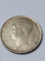 Albert l  1 franc 1913 frans opschrift, Ophalen of Verzenden, Zilver, Zilver