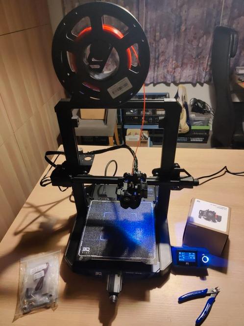 Gloednieuwe Biqu Hurakan met veel uitbreidingen, Computers en Software, 3D Printers, Zo goed als nieuw, Ophalen
