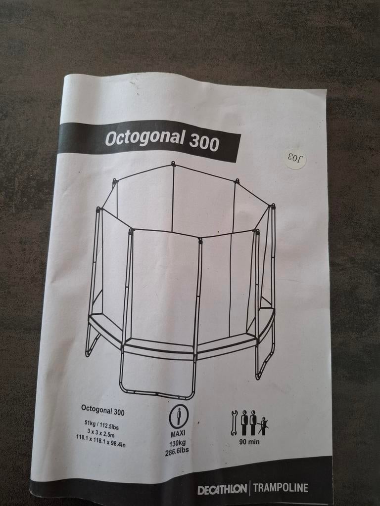 Trampoline te koop, Enlèvement