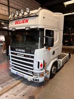 Scania 124-420 - Euro 3 - Mega/Low-Deck, Auto's, Vrachtwagens, Stof, USB, Scania, Wit