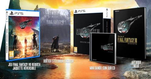 Final Fantasy VII Rebith  Edition Deluxe PS5 (neuf), Games en Spelcomputers, Games | Sony PlayStation 5, Nieuw, Ophalen of Verzenden