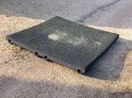 134 Zwarte rubber tegels 50x50x4,5, Dieren en Toebehoren, Weidegang