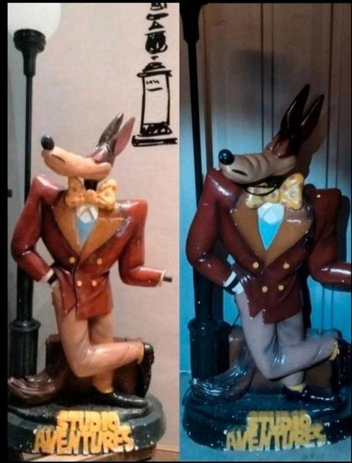✓ 1 lamp ≈ 170 cm TEX AVERY Wolfie The Wolf STUDIO AVENTURES, Verzamelen, Beelden en Beeldjes, Gebruikt, Ophalen