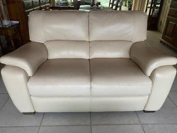 Tweezit in leder, Chateau D'Ax, nog als nieuw, Enlèvement, Neuf, 75 à 100 cm, 150 à 200 cm