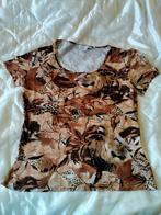 T-shirt met dierenprint,korte mouwtjes,maat:40/42., Maat 38/40 (M), Overige kleuren, Ophalen of Verzenden, Zo goed als nieuw