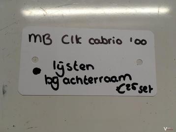 Mercedes  CLK Cabrio 2000  Lijsten bij het achterraam beschikbaar voor biedingen