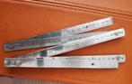 vouwmeter 2 meter metaal, Ophalen of Verzenden, Zo goed als nieuw