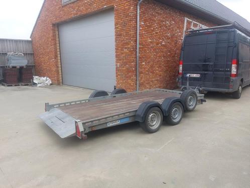 Machinetransporter tohaco luchtgeveerd, Auto diversen, Aanhangers en Bagagewagens, Gebruikt, Ophalen