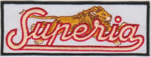 Superia stoffen opstrijk patch embleem, Motoren, Accessoires | Overige, Nieuw, Verzenden