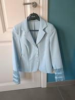 Blazer Sandrom 42 bleu clair, Vêtements | Femmes, Vestes & Costumes, Enlèvement ou Envoi, Comme neuf