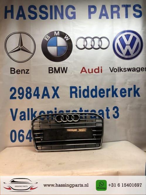 Audi A6 4G Grille Voorzijde Chrome Zwart 4G0853651AE, Auto-onderdelen, Overige Auto-onderdelen, Audi, Gebruikt, Ophalen of Verzenden