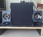 Logitech, Ophalen, Gebruikt, 60 tot 120 watt, Front, Rear of Stereo speakers