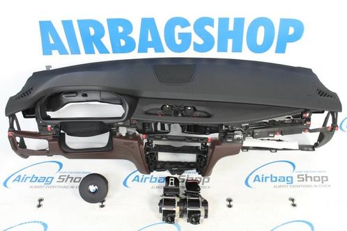 Airbag kit Tableau de bord M noir brun BMW X5 F15 2013-2018, Autos : Pièces & Accessoires, Tableau de bord & Interrupteurs, Utilisé