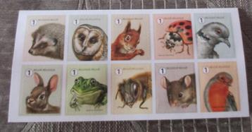 1 x 10 tuinbezoekers, 10 postzegels Nummer 1 beschikbaar voor biedingen