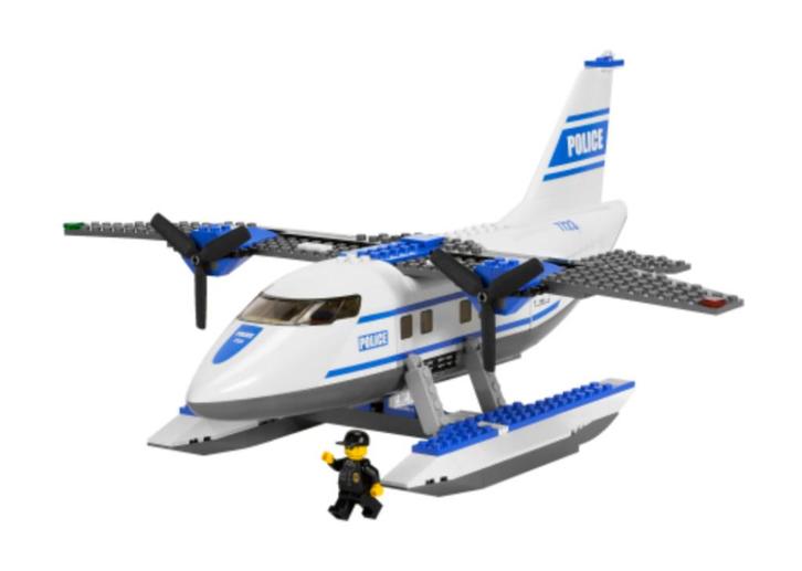 LEGO City Police 7723 Politie Police Pontoon Plane Vliegtuig, Kinderen en Baby's, Speelgoed | Duplo en Lego, Zo goed als nieuw