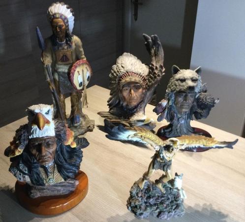 Indianenverzameling, beeldjes & andere, Collections, Statues & Figurines, Comme neuf, Humain, Enlèvement
