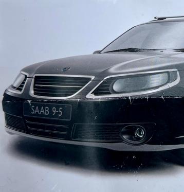 SAAB 9-5 complete chrome grilleset Dame Edna beschikbaar voor biedingen