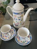 Pot à café ou thé + 2 tasses, Ophalen, Keramiek, Overige typen, Nieuw