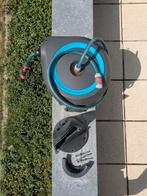 Tuinslanghaspel Gardena 20m voor muurbevestiging., Tuin en Terras, Tuinslangen, Ophalen, Gebruikt, Tuinslanghaspel