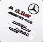 Mercedes A45 S Embleem Set Zwart/Rood AMG Nieuw, Auto diversen, Autostickers, Ophalen of Verzenden