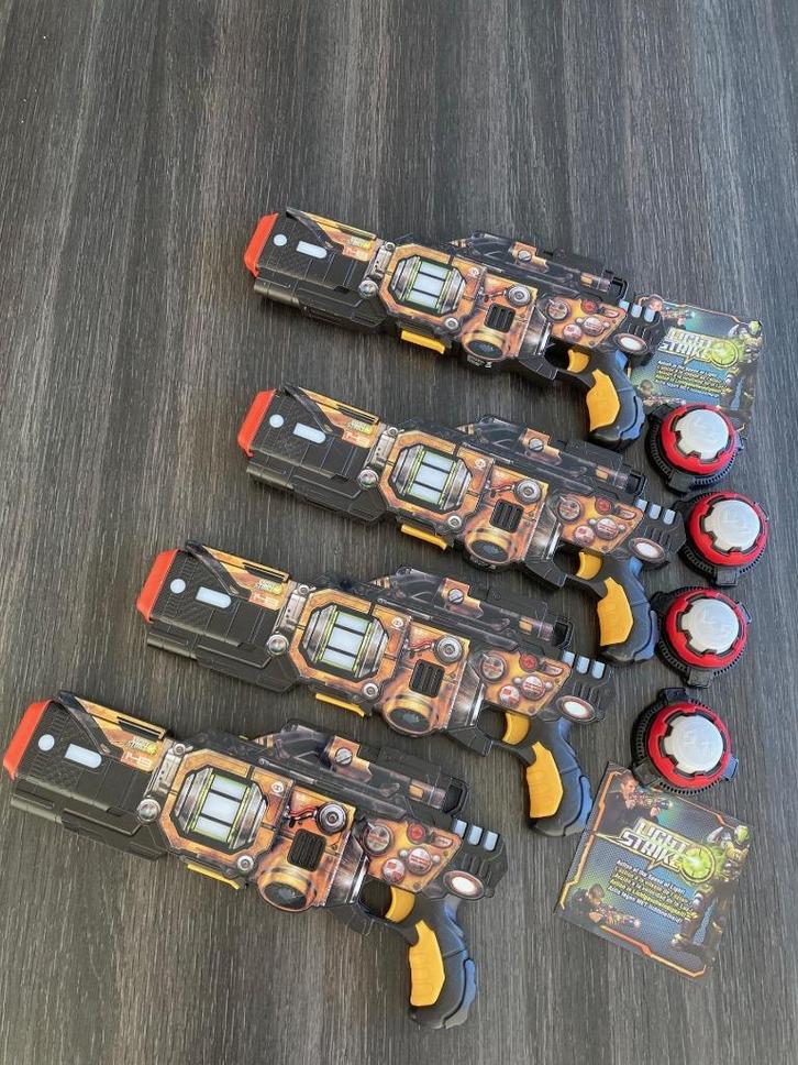 4 lasergun - lasergame geweren, Kinderen en Baby's, Speelgoed | Buiten | Actiespeelgoed, Zo goed als nieuw, Ophalen