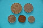 SWAZILAND : 50, 20, 10, 5 , 2 cent 1974-75, Ophalen of Verzenden, Setje