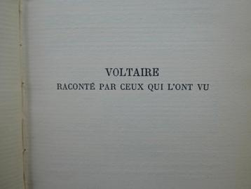 Biographie de Voltaire beschikbaar voor biedingen