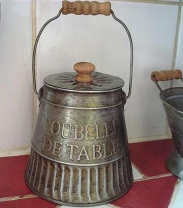 Tafelafvalbakje / Tafelvuilbakje Poubelle de Table Landelijk beschikbaar voor biedingen
