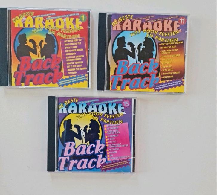 Cd's backtrack : de beste karaoke hits voor feesten en ..., Cd's en Dvd's, Cd's | Pop, Zo goed als nieuw, Ophalen of Verzenden