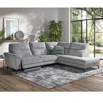 Nieuw stoffen hoeksalon met 1 elektrische relax 2350 euro., Ophalen, Nieuw