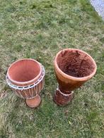 Twee djembes te koop., Muziek en Instrumenten, Percussie, Ophalen of Verzenden, Zo goed als nieuw