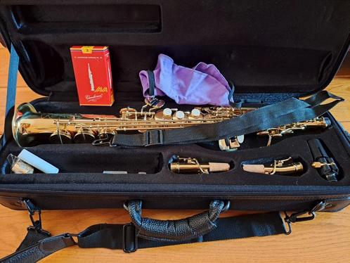 Sopraansaxofoon Odyssey wind instrument OSS600, Musique & Instruments, Instruments à vent | Saxophones, Comme neuf, Soprano, Avec valise