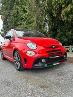 Fiat 500 Abarth automaat 2024, Auto's, Abarth, 4 zetels, Adaptive Cruise Control, Zwart, 4 cilinders