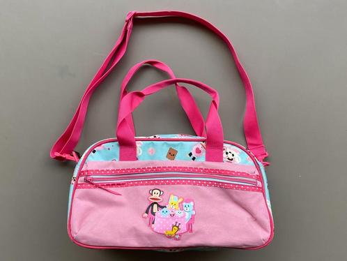 Tas roze/licht blauw meisje Paul Frank, Diversen, Schoolbenodigdheden, Zo goed als nieuw, Ophalen of Verzenden