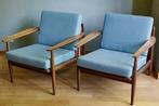 Fauteuils vintage, Huis en Inrichting, Fauteuils, Ophalen, Zo goed als nieuw, Hout, Vintage