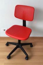 Rode bureau stoel IKEA, Huis en Inrichting, Ophalen of Verzenden, Zo goed als nieuw, Rood, Bureaustoel