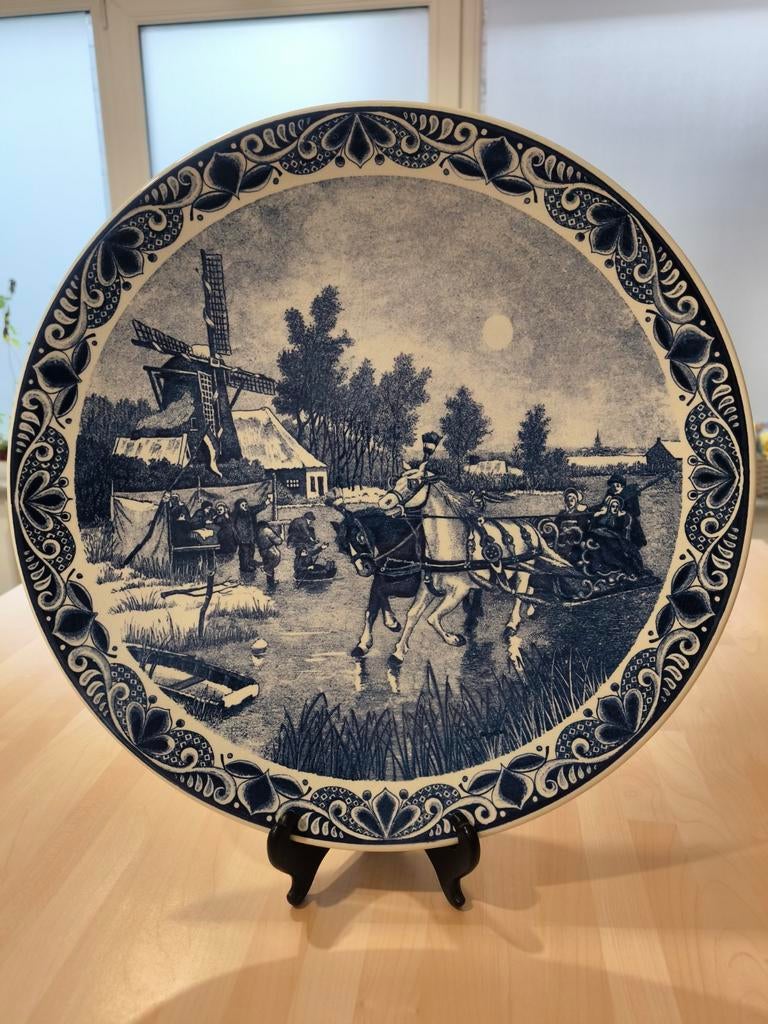 Wandbord Chemkefa Delfts Blauw, Antiquités & Art, Antiquités | Assiettes décoratives & Carrelages, Enlèvement ou Envoi