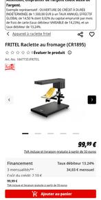 Appareil fromage, Enlèvement, Comme neuf, 4 à 7 personnes