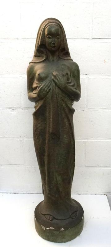 ART DECO JAN ANTHEUNIS GROOT BEELD NAAKT GENT BEELDHOUWWERK beschikbaar voor biedingen