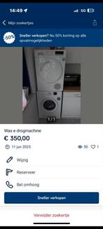 Was en droogmachine, Ophalen, Zo goed als nieuw