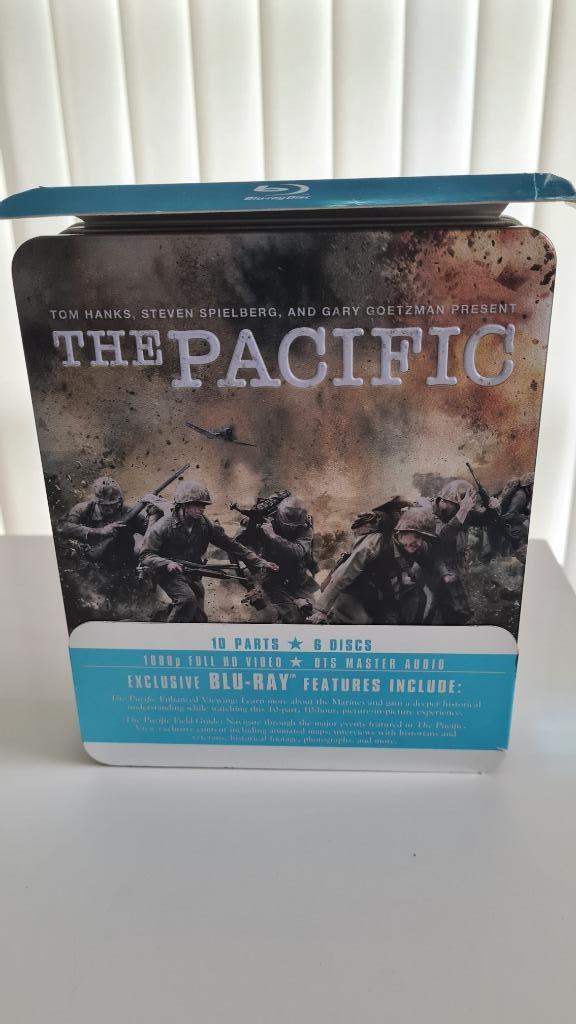 The Pacific - Bluray Tin Box (Tom Hanks - Spielberg), Cd's en Dvd's, Blu-ray, Zo goed als nieuw, Ophalen of Verzenden